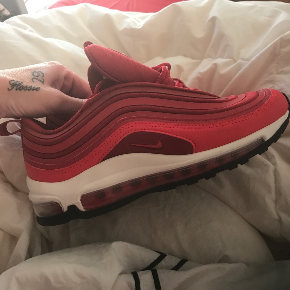 Red nike air max 97 6.5